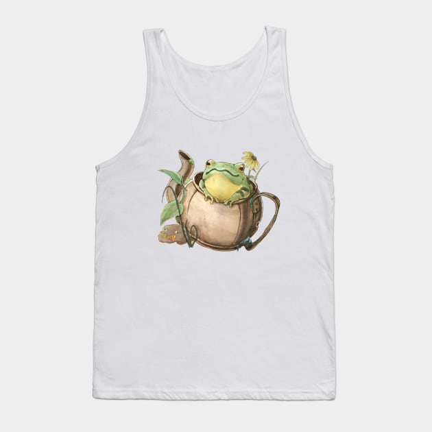 Froggy in a Teapot - George Washington - Over The Garden Wall Frog Tank Top by sheehanstudios